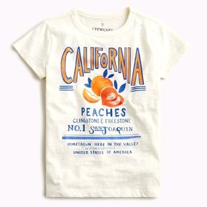 🆕️ Crewcuts “CALIFORNIA PEACHES” Graphic T-Shirt